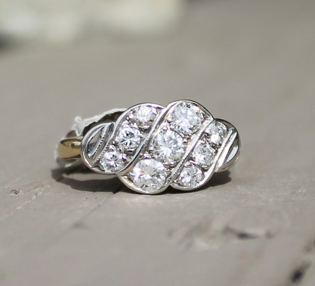 14k Diamond Fashion Ring