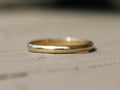 14kyg Thin Stacking Band