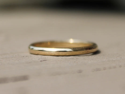 14kyg Thin Stacking Band