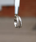 18kwg 0.56ctw Diamond Hoops