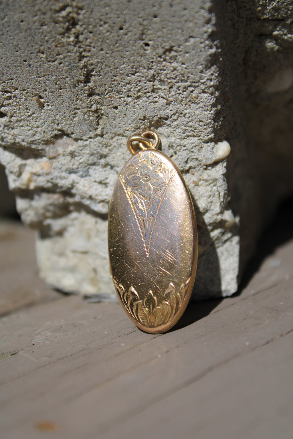 Gold Filled Antique Oval Locket