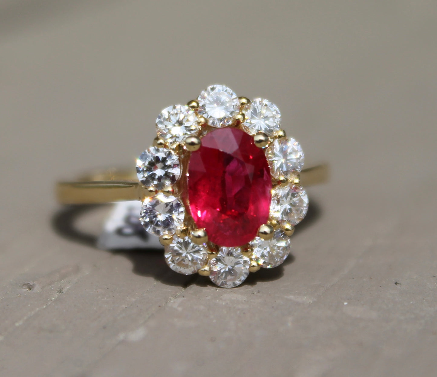 18kyg Ruby & Diamond Ring