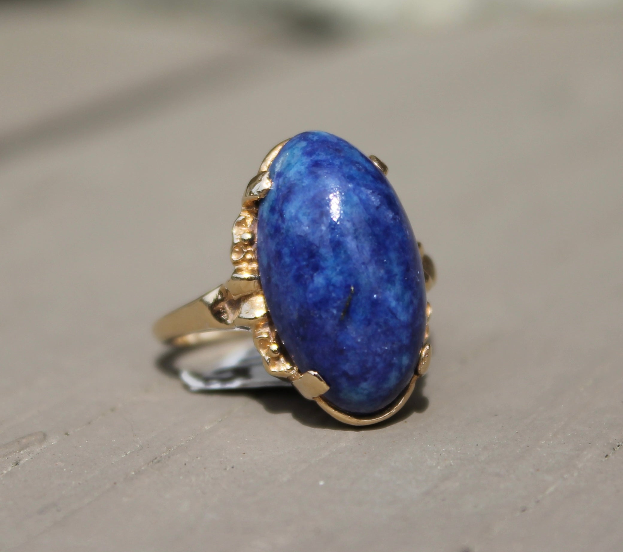14kyg Lapis Ring