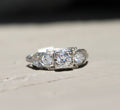Vintage Platinum Diamond Ring