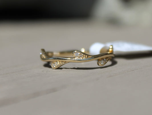 14kyg Vine Diamond Ring