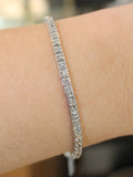 14kw 2.05ctw Diamond Tennis Bracelet