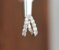 14kw 0.75ctw Diamond Huggie Earrings
