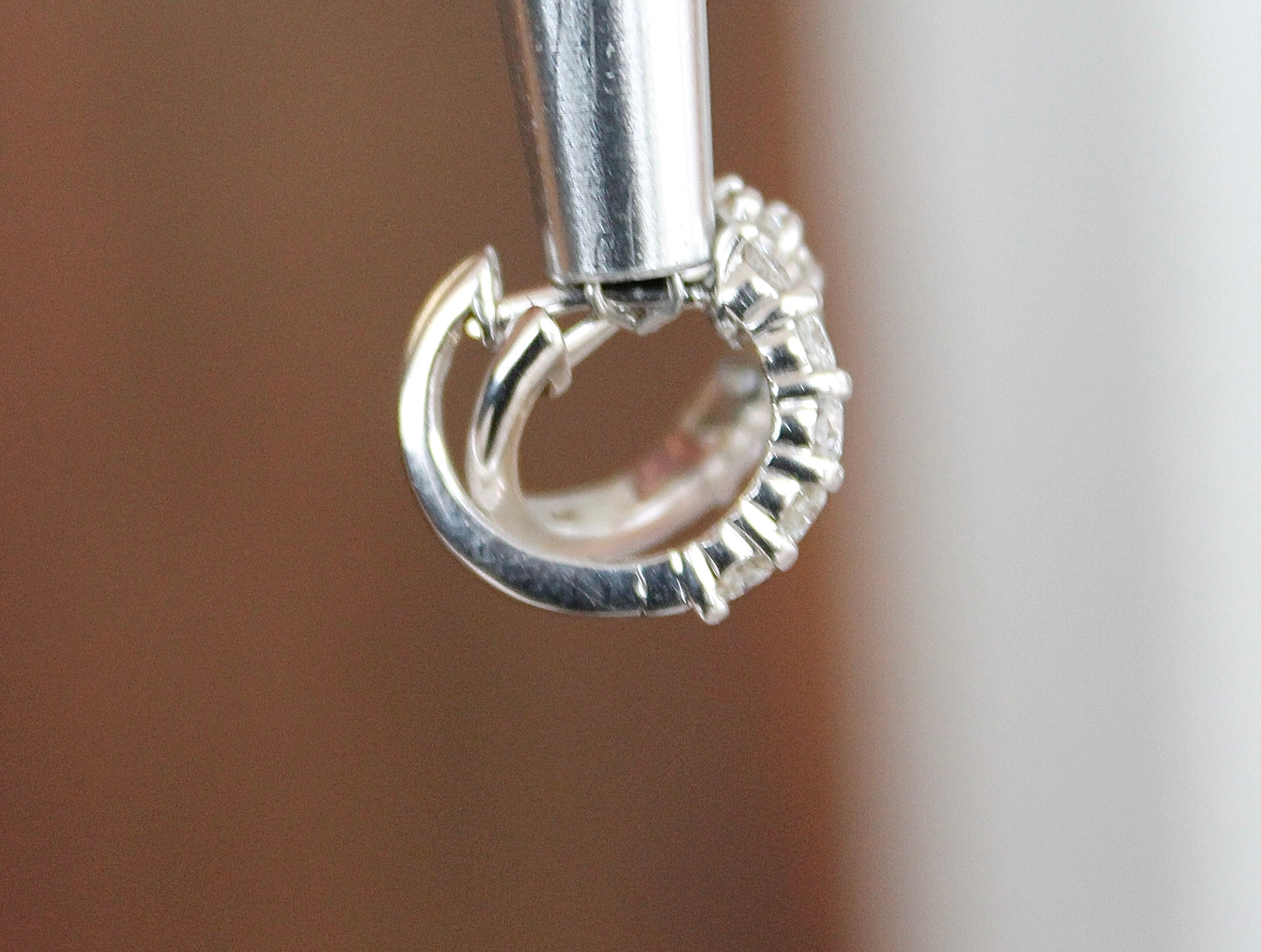 14kw 0.48ctw Diamond Huggie Earrings