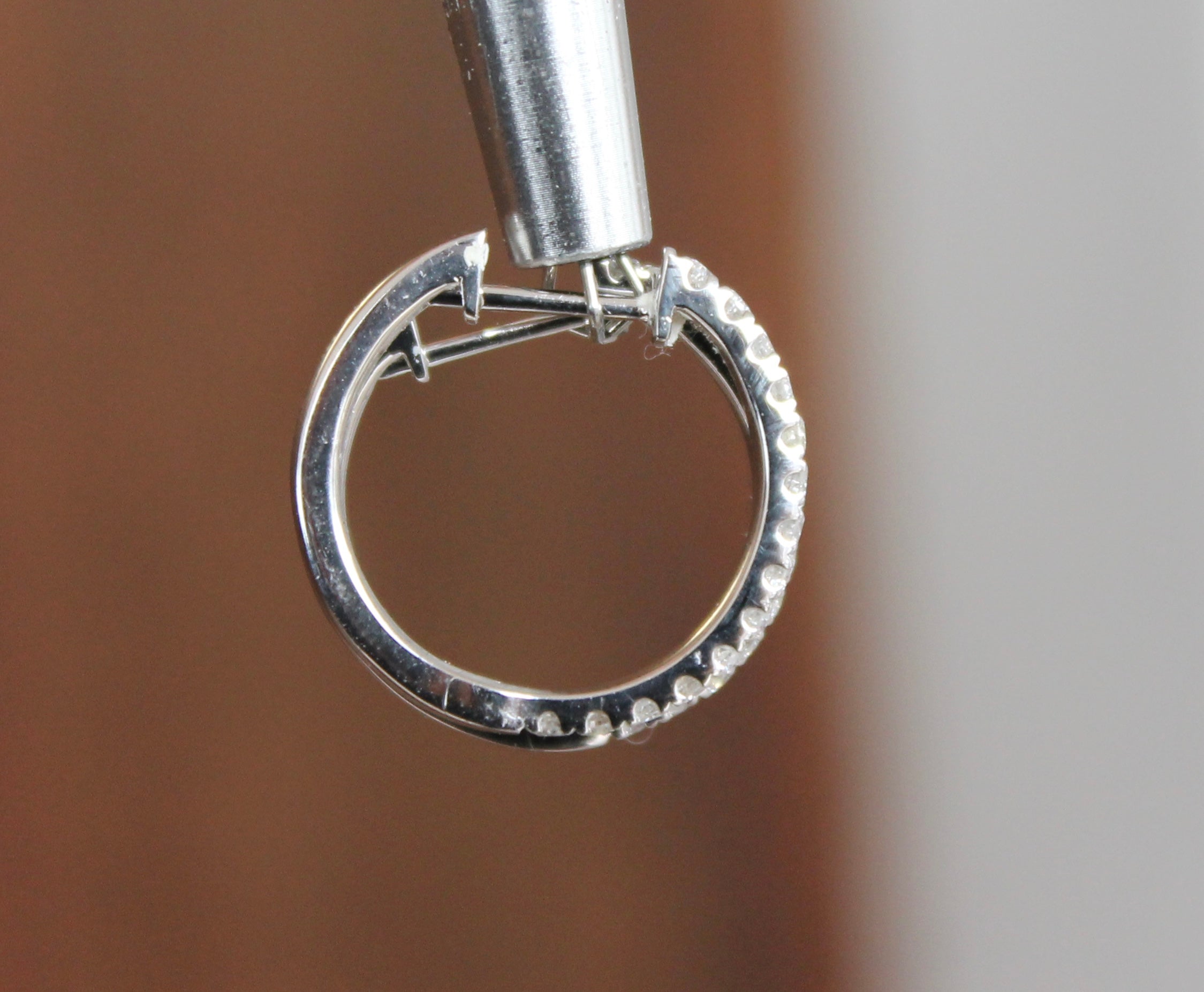 14kwg 0.50ctw Diamond Hoops