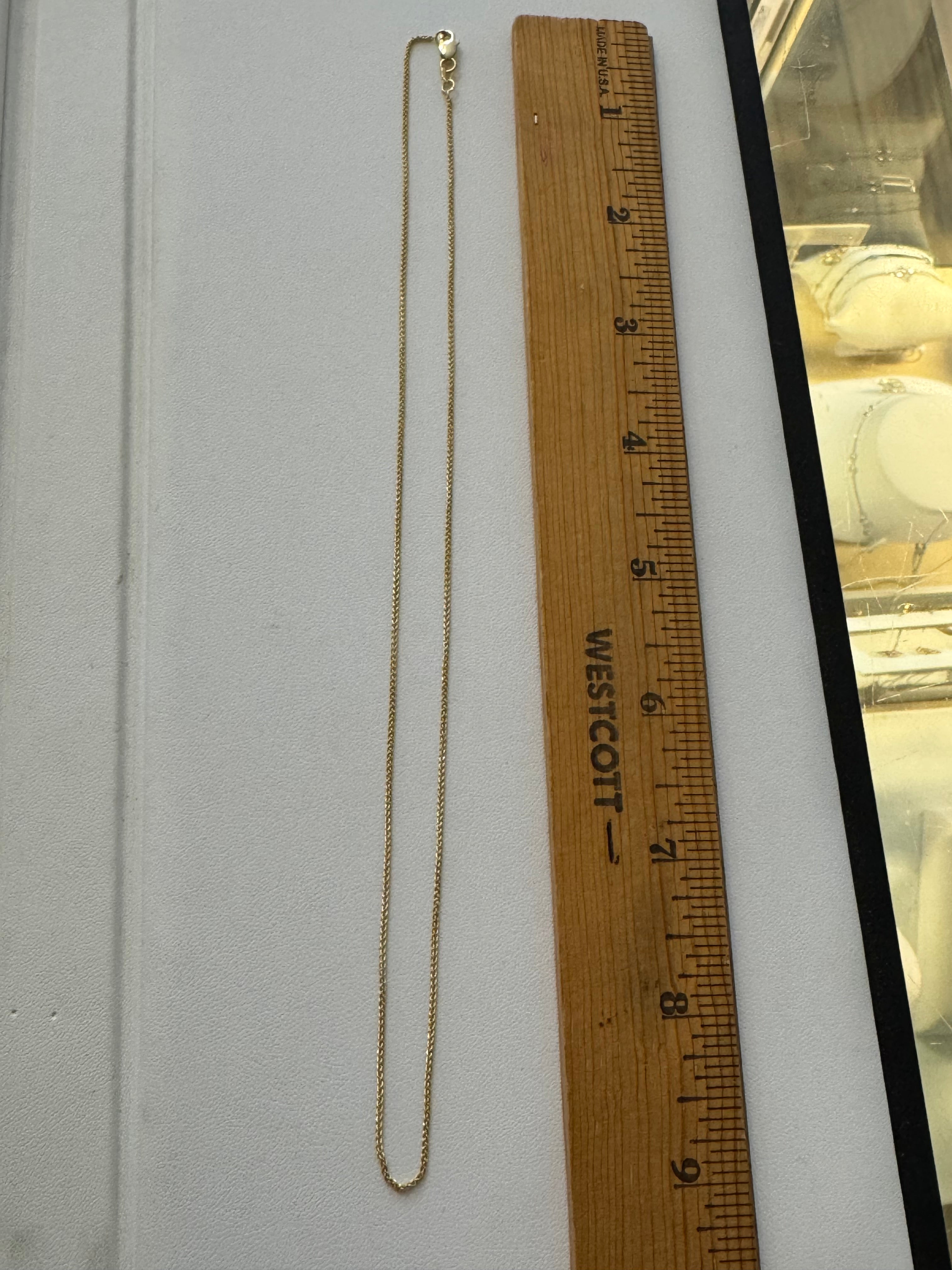 Wheat (Spiga) Chain 14kyg 18"