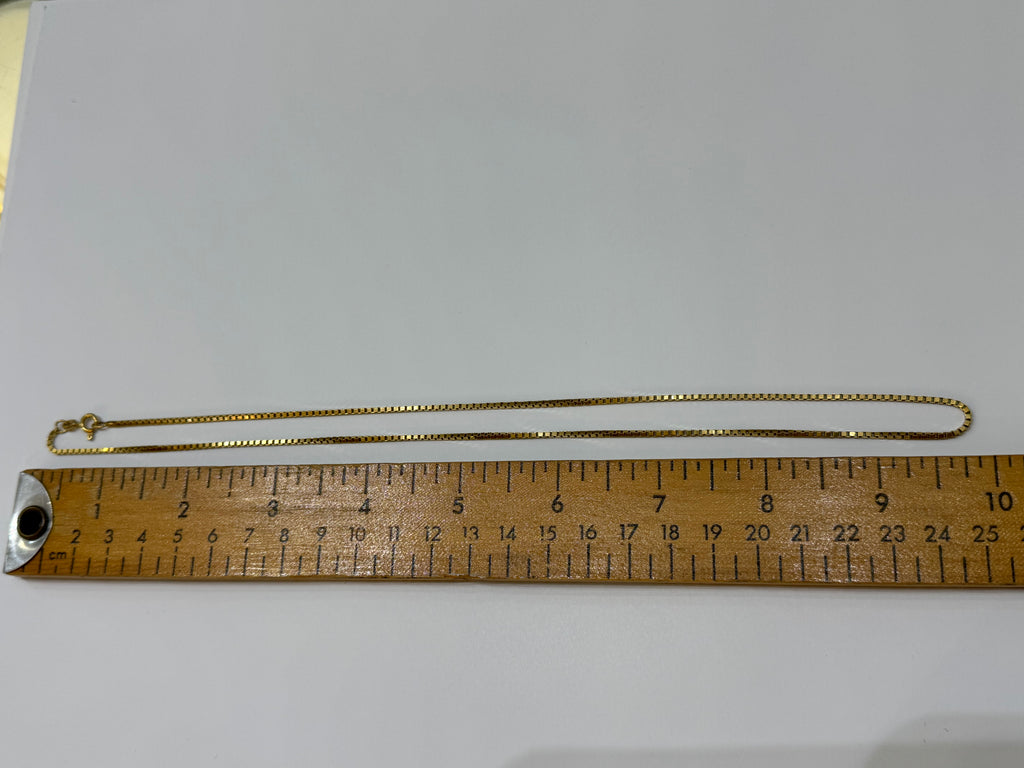 Box Chain 1.3mm 18kyg 20"