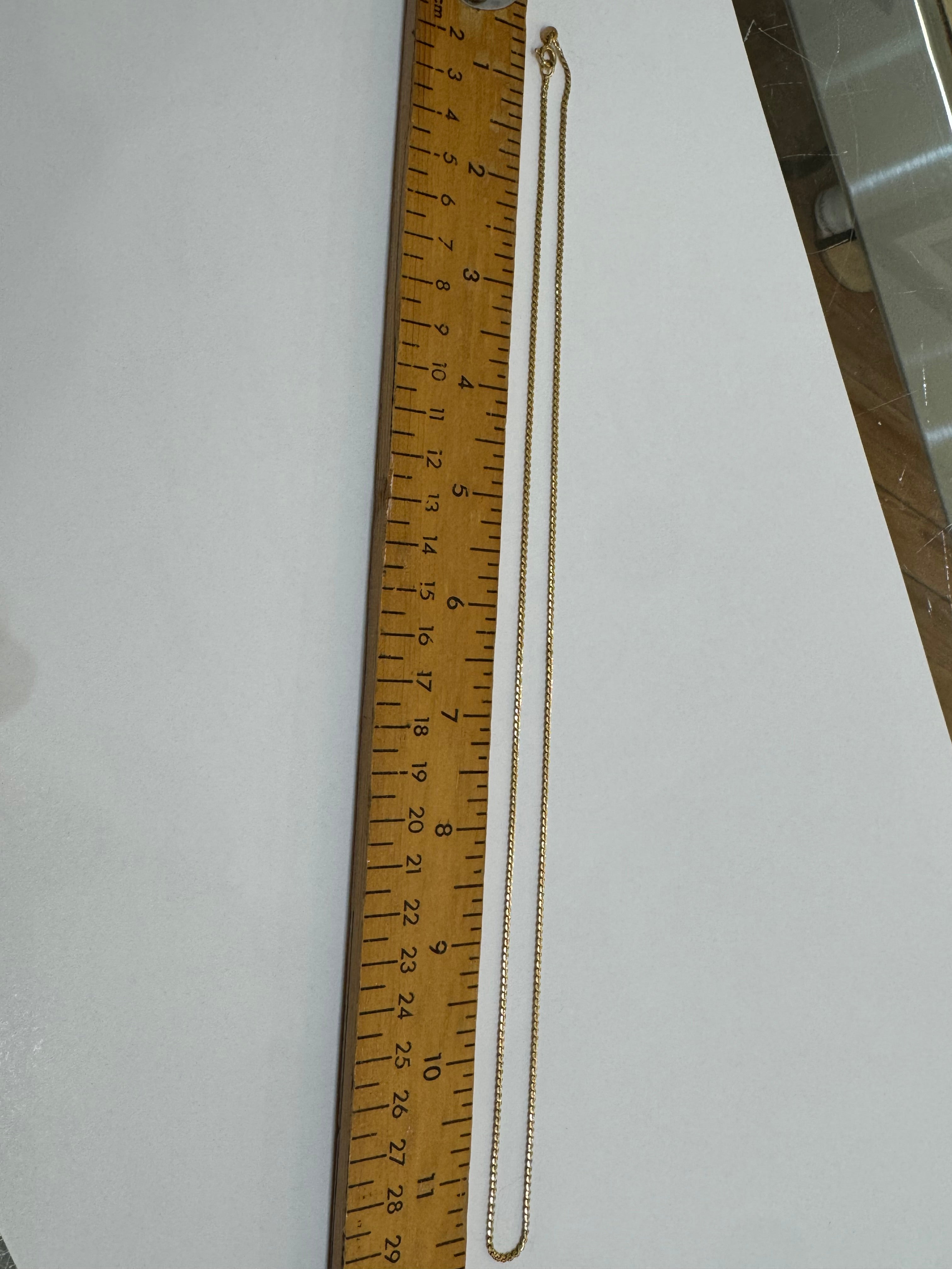 Flat Curb Chain 18kyg 24"