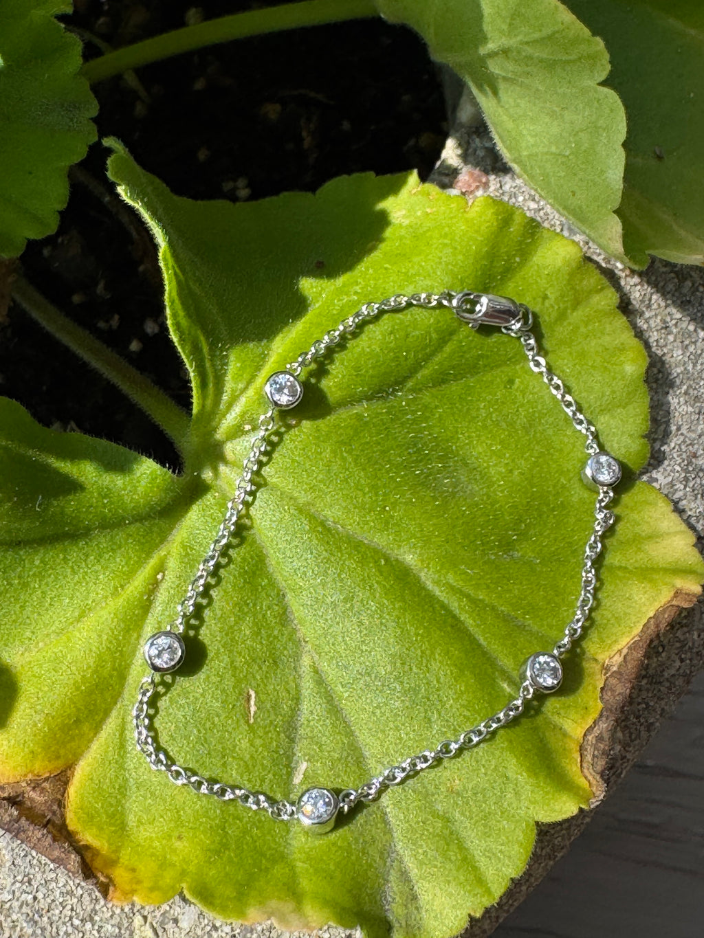 Diamonds by the Yard Bracelet 14kwg