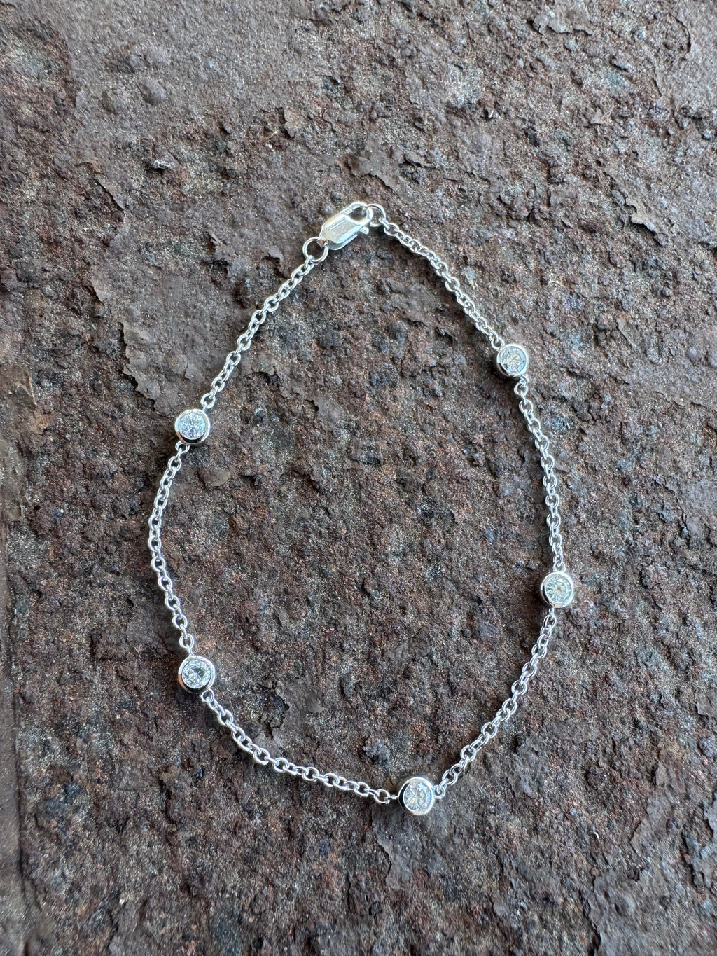 Diamonds by the Yard Bracelet 14kwg