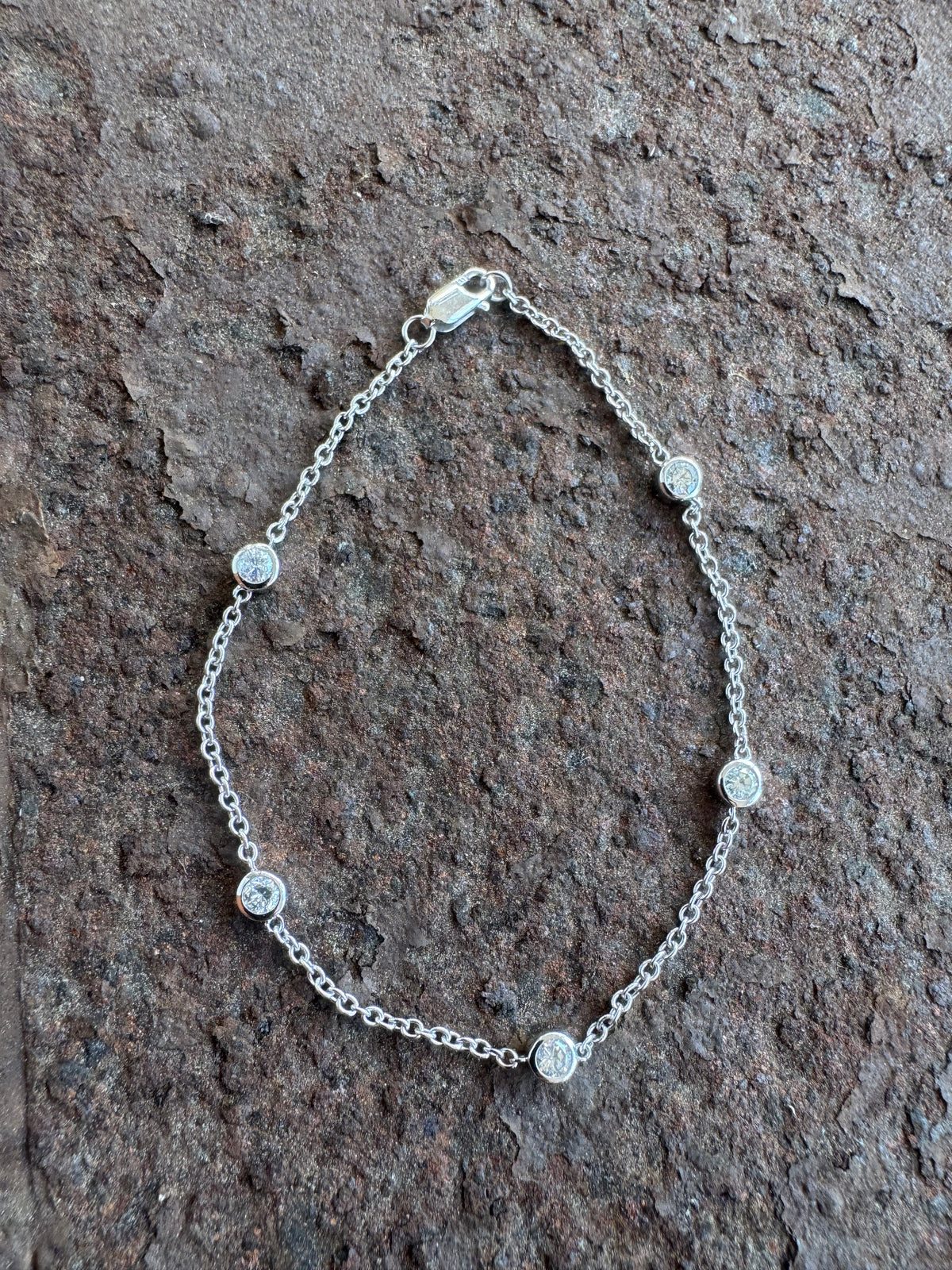 Diamonds by the Yard Bracelet 14kwg