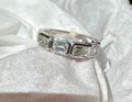 Emerald Cut Diamond Band 2.05ctw SI1 H 18kw