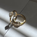 Diamond Huggie Earrings .28ctw 14kyg